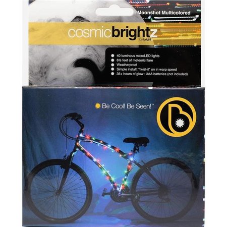 BRIGHTZ Brightz 9700402 Cosmicbrightz Bike Frame LED Light Kit  Multi-Colored 9700402